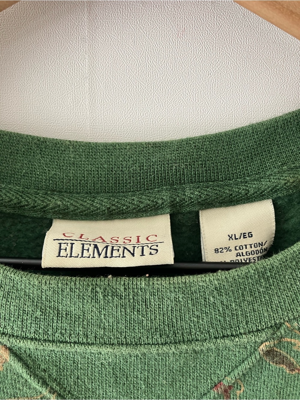 CLASSIC ELEMENTS Vintage Floral Crewneck Sweatshirt - Picture 4 of 4